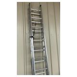 WERNER ALUMINUM 20' EXTENSION LADDER