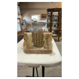 ART POTTERY & ONYX SCULPTURES