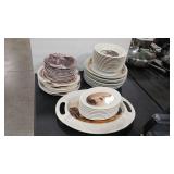 WESTERN THEME DINNERWARE