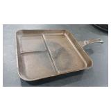 WAGNER WARE 'BACON & EGG' CAST IRON SKILLET 1101E