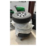 4- FIRESTONE WINTERFORCE LT 225/75R16 TIRES W/ VIS