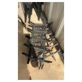 3 FIREPLACE GRATES