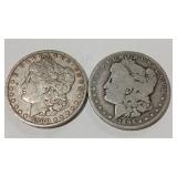 1900 O & 1896 O  MORGAN DOLLARS