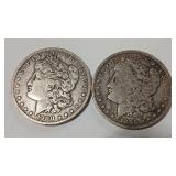 1900 O & 1896 O MORGAN DOLLARS
