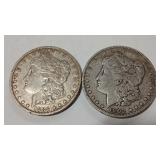 1902 & 1886 O MORGAN DOLLARS