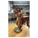 UNIVERSAL STATUARY CORP NATIVE AMERICAN STATUE