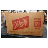 SCHLITZ  VTG GLASSES - FISHBOWLS & BEER BOX