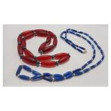 TURQUOISE & COLORED GLASS BEADS