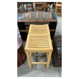 2 - WOOD STOOLS