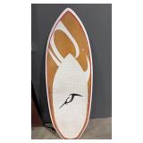 INLAND SURFER RED ROCKET 5'5' WAKE SURF BOARD