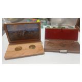 MT WY & ID BRONZE CENTENNIAL MEDALLIONS
