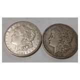 1921 D &1903 MORGAN DOLLARS