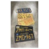 GROUP OF ASSORTED LICENSE PLATES