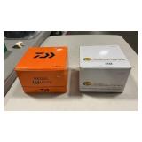 DIAWA & CARBONLITE 2.0 SPIN REELS IN BOX