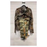 SCENTLOK LIGHTWEIGHT CAMO JACKET SZ L & CAMO PANTS