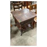 JACOBEAN REVIVAL STYLE ACCENT TABLE