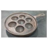 CAST IRON AEBELSKIVER - UNMARKED