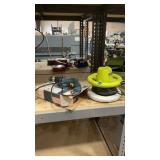BOSCH 3/8' VSR DRILL & RIOBI 10' BUFFER