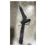 LEATHER AMMO BELT WITH HOLSTER
