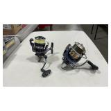 TWO DIAWA SPIN REELS