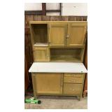 SELLERS HOOSIER STYLE CABINET W/ GRANITE TOP