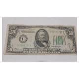 1934 $50 PHILIDELPHIA FED RESERVE NOTE