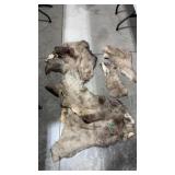 TANNED ANIMAL HIDE PEICES