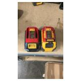 2 DEWALT 20V 6AH BATTERIES