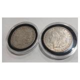 1898 & 1921 S MORGAN DOLLARS