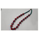 925 CORAL & TURQUOISE SOUTHWEST NECKLACE