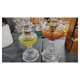 2 - KEROSENE LAMP BASES