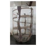 ART GLASS CYLINDER VASE