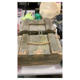 2 WOOD AMMO CRATES