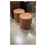 2 - DRUM STORAGE OTTOMANS