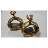 BEN SEIBEL JENFRED-WARE 1950'S STIRRUP BOOKENDS