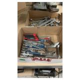 GROUP OF ASSORTED WRENCHES, PLIERS AND SCREWDRIVER