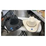 2 RESISTOL SZ 7 COWBOY HATS