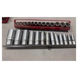 MAC TOOLS METRIC 27 PC DEEP REGULAR SOCKET SET