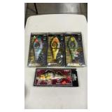 4 LARGE GLIDE BAITS