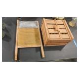 VTG EGG CRATE & NATIONAL WASH BOARD