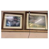 2 FRAMED PICTURES