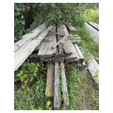 OFFSITE SALE, PILE OF LUMBER AND BEAMS, CAN BE