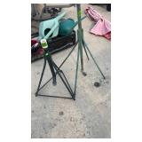 02 SPRINKLER STANDS, 1 HAS ADJUSTBLE HEAD