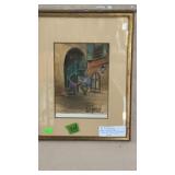 E B HARDLEY WATERCOLOR