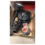 SPOT LIGHT, CLAMP ON DESK LIGHT & TAPE MEASURES