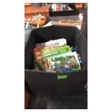 LEGOS & MINECRAFT BOOK IN BLACK CAVAS TOTE