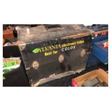 SYLVANIA TV REPAIR MAN'S CASE W/ SUPPLIES, BLACK