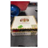 CIGAR BOX W/ MIXED AMMO