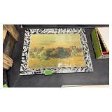 CM RUSSEL FRAMED PRINT