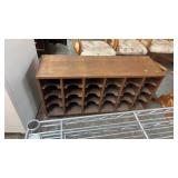 WOODEN SHOE ORGANIZER BENCH